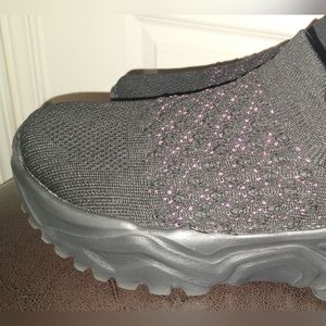 Black Pink Gym Sport Light Sneakers